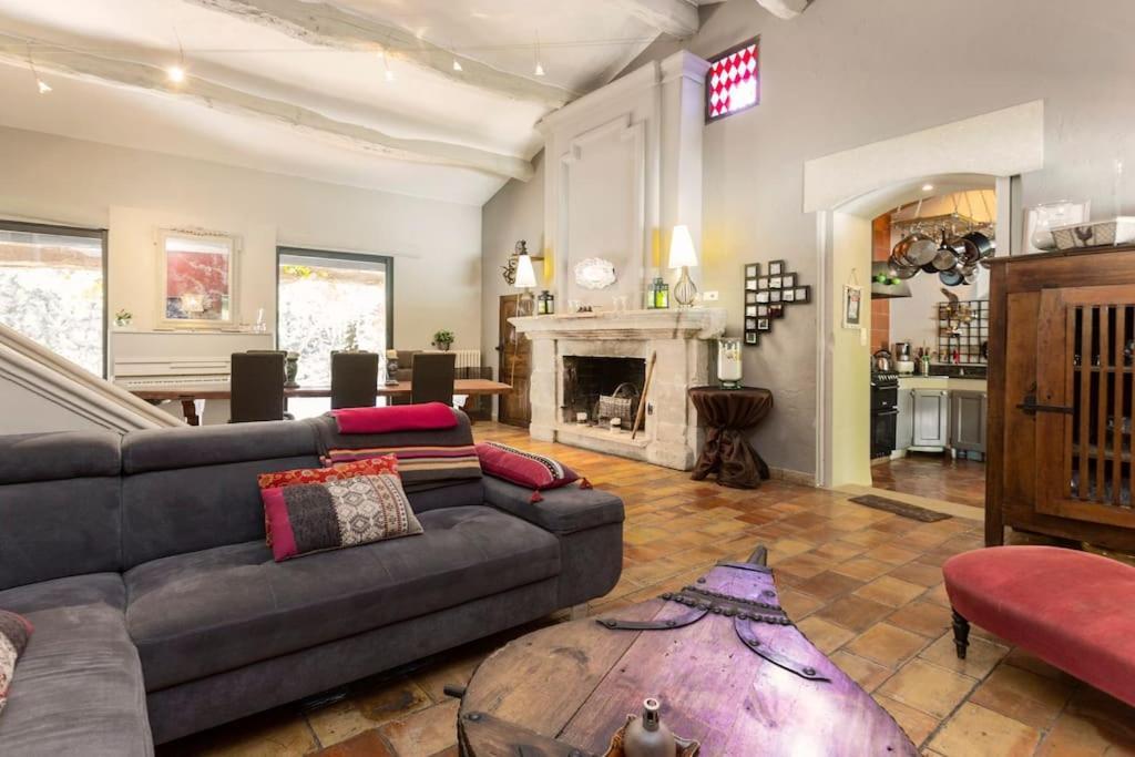 Вилла Mas D'Ange En Provence Les Taillades Экстерьер фото